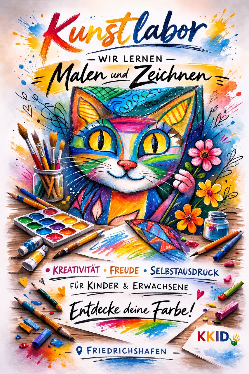 Kunstlabor – Malen und Zeichnen